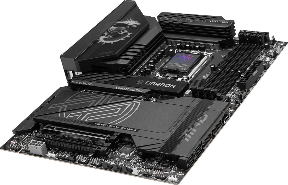 MSI MPG Z890 CARBON WIFI pagrindinė plokštė Intel Z890 LGA 1851 (Socket V1) ATX