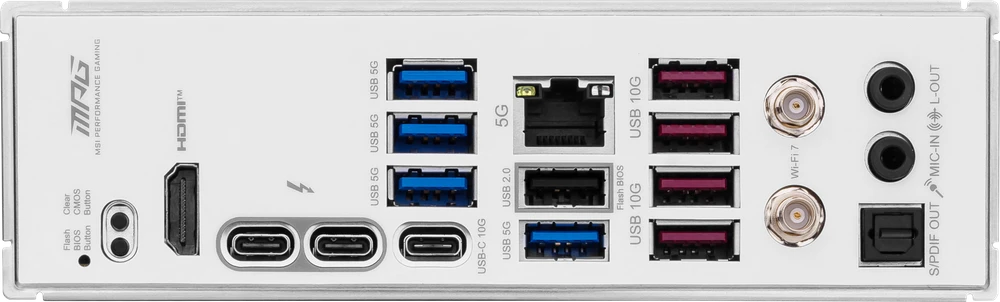Pagrindinė plokštė MSI MPG Z890 EDGE TI WIFI | Intel Z890 | LGA1851 | ATX | Atmintis DDR5 | Atminties lizdai 4 | 1x PCI-Express 1x | 2xPCI-Express 16x | 5x M.2 | 1x HDMI | 2x Thunderbolt