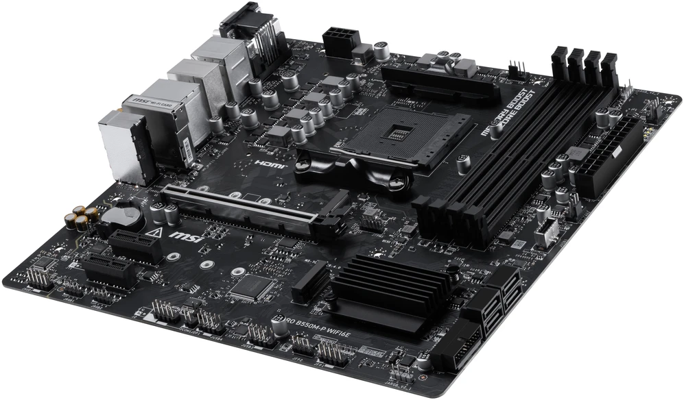 pagrindinė plokštė MSI PRO B550M-P WIFI6E