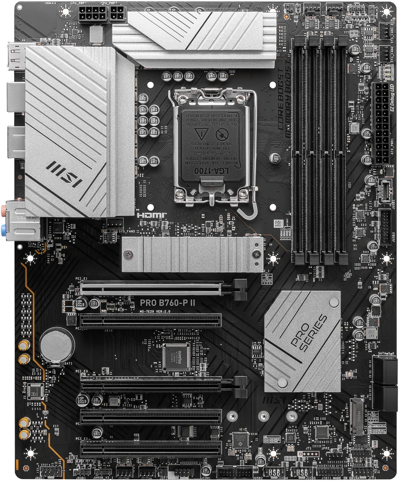 Pagrindinė plokštė MSI PRO B760-P II