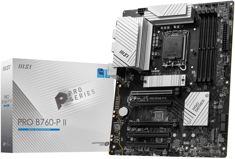 Pagrindinė plokštė MSI PRO B760-P II