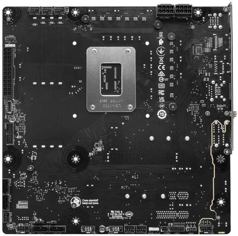 Pagrindinė plokštė MSI B760M PROJEKTAS NULIS | Procesorių šeima Intel | Procesoriaus lizdas LGA1700 | DDR5 | Palaikomos standžiojo disko sąsajos SATA, M.2 | SATA jungčių skaičius 4