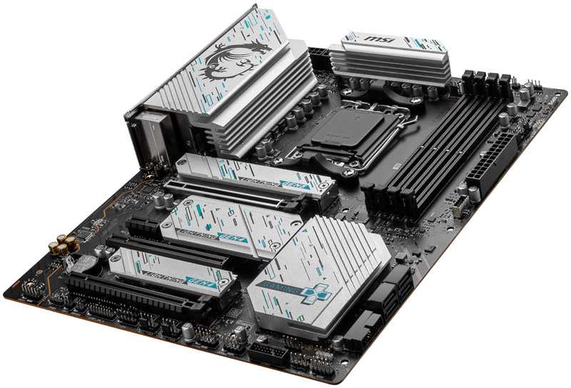 Pagrindinė plokštė MSI | X670E GAMING PLUS WIFI | Procesorių šeima AMD | Procesoriaus lizdas AM5 | DDR5 | Palaikomos standžiojo disko sąsajos SATA, M.2 | SATA jungčių skaičius 4