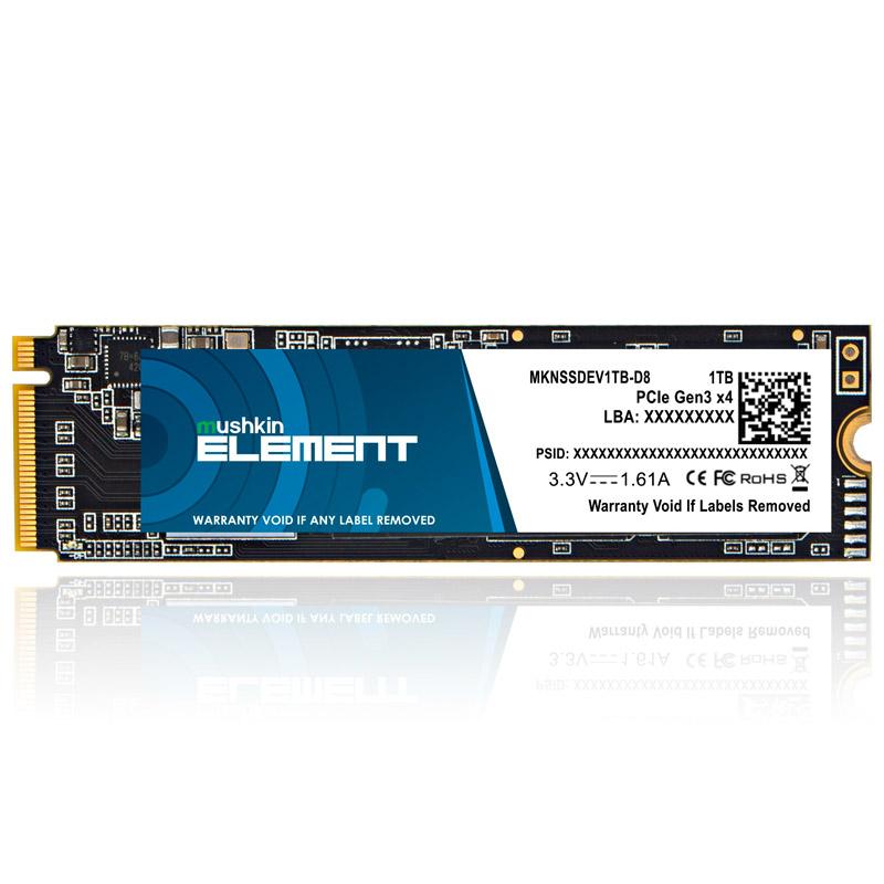 Mushkin Element NVMe SSD, PCIe 3.0 M.2 Typ 2280 – 1 TB