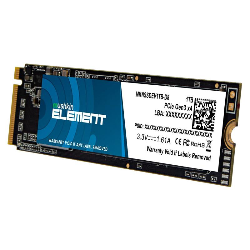 Mushkin Element NVMe SSD, PCIe 3.0 M.2 Typ 2280 – 1 TB