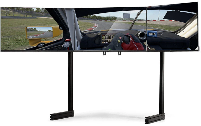 Laikiklis Next Level Racing ELITE trigubo monitoriaus stovo priedas - juodas