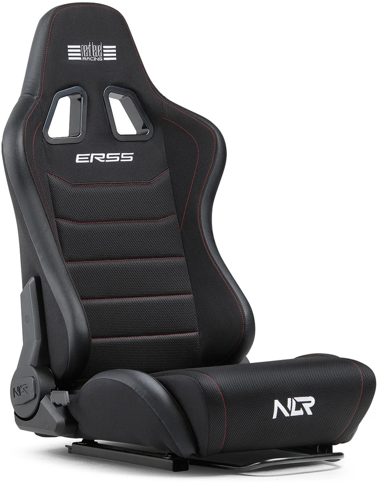 „Next Level Racing“ | ERS5 „Elite Fabric“ ir „SimAero Mesh Edition“ | Atlošiama sėdynė | SIMAERO tinklelio audinys | Juodas