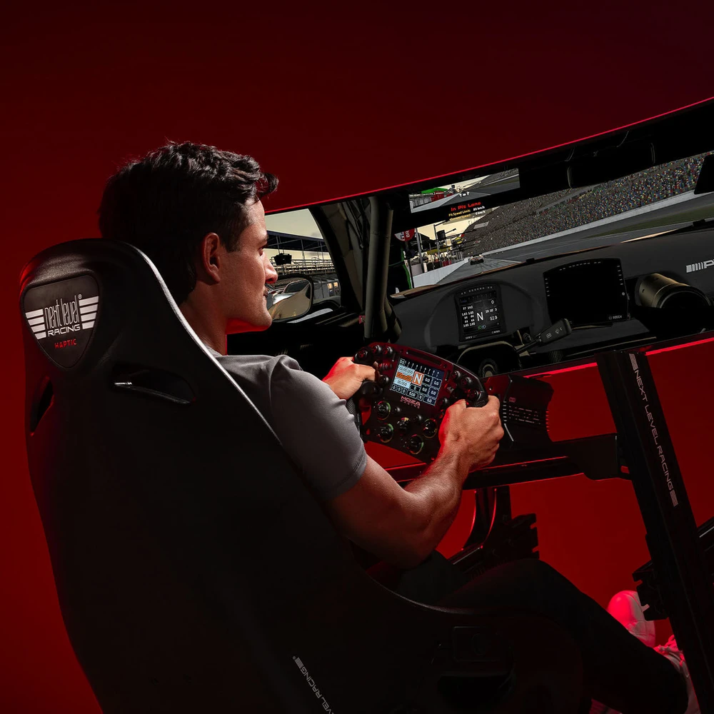 Next Level Racing ES1 Haptic | Sim racing sėdynė su grįžtamuoju ryšiu