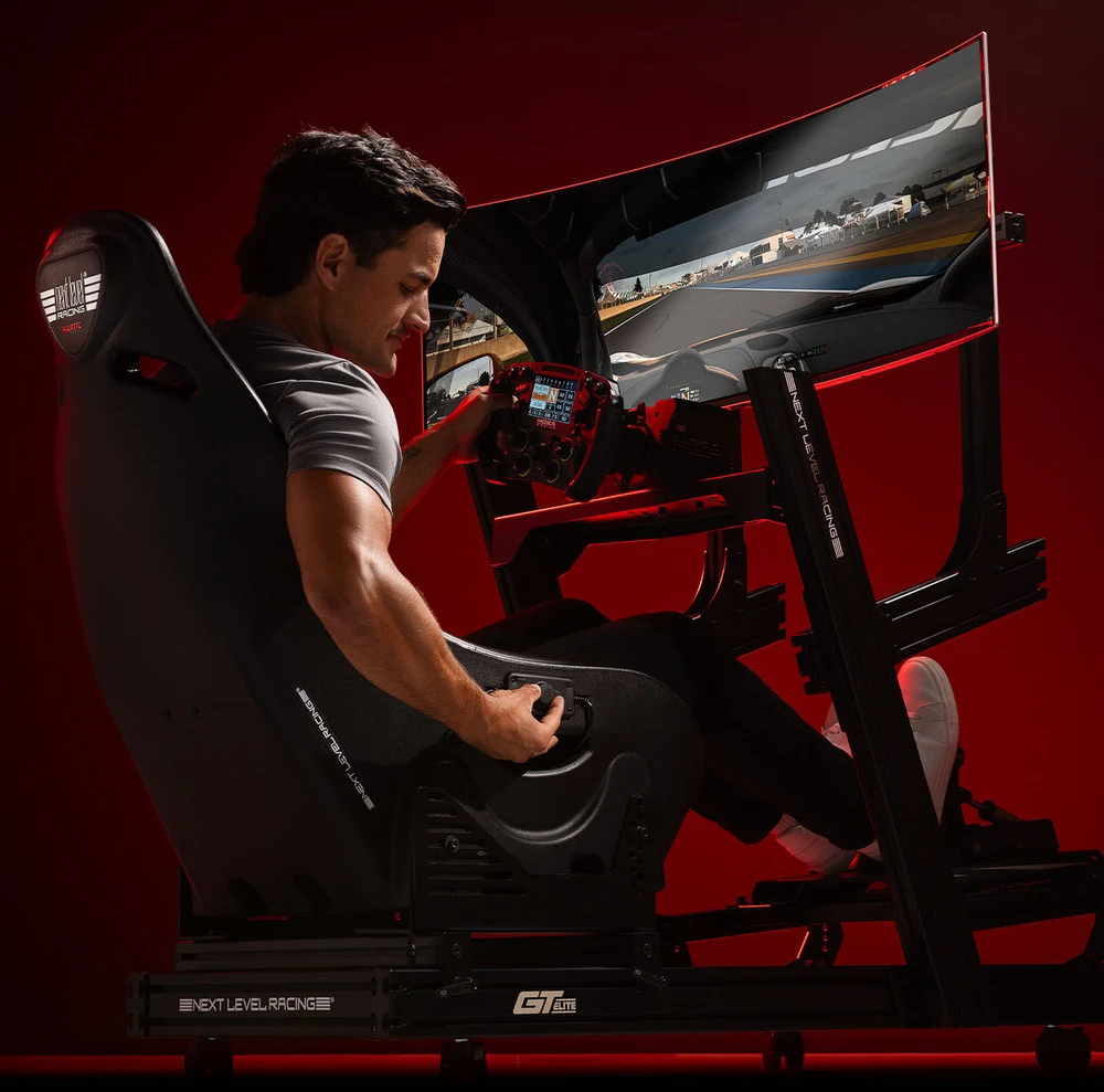 Next Level Racing ES1 Haptic | Sim racing sėdynė su grįžtamuoju ryšiu
