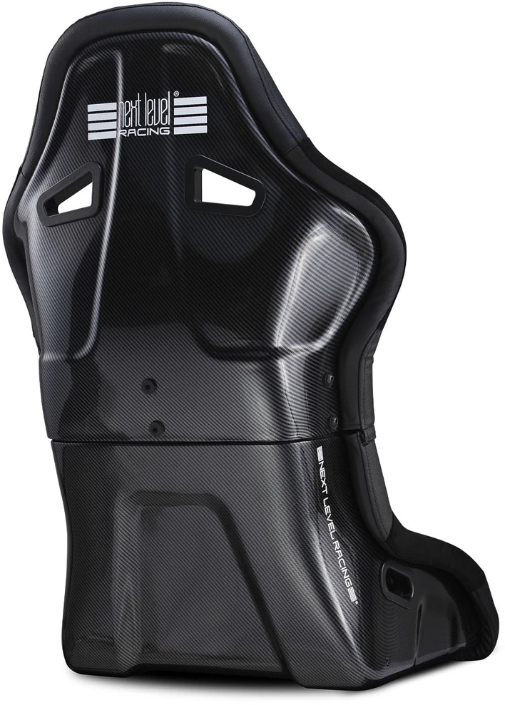 Next Level Racing ES2 Elite sim racing seat, carbon – juodos spalvos