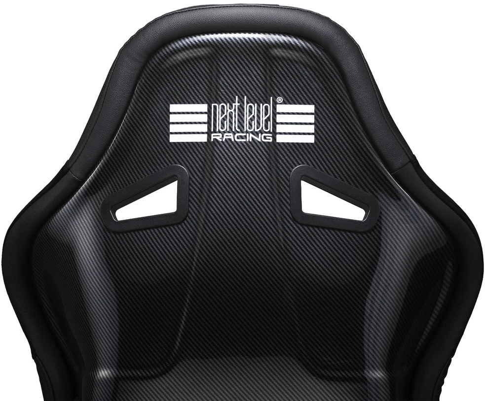 Next Level Racing ES2 Elite sim racing seat, carbon – juodos spalvos