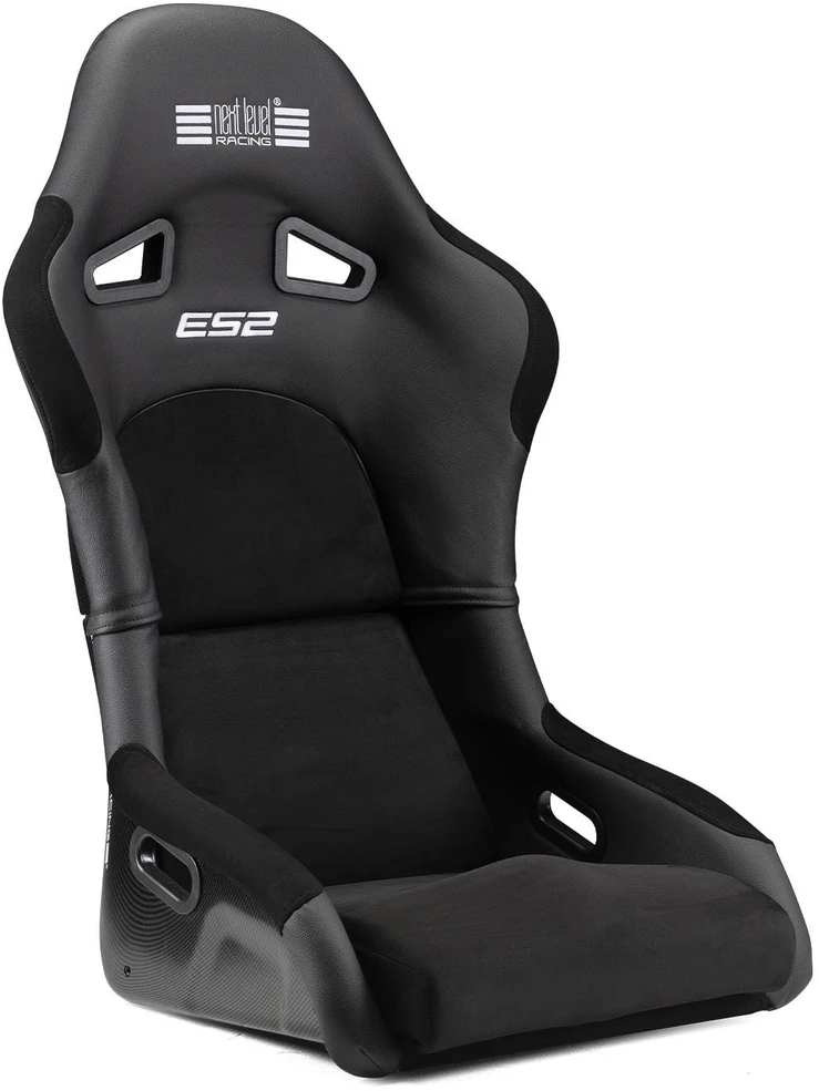 Next Level Racing ES2 Elite sim racing seat, carbon – juodos spalvos