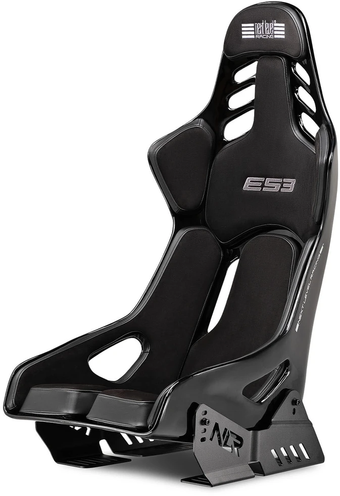 „Next Level Racing ES3 Elite Sim“ lenktyninė sėdynė, stiklo pluošto versija – juodas