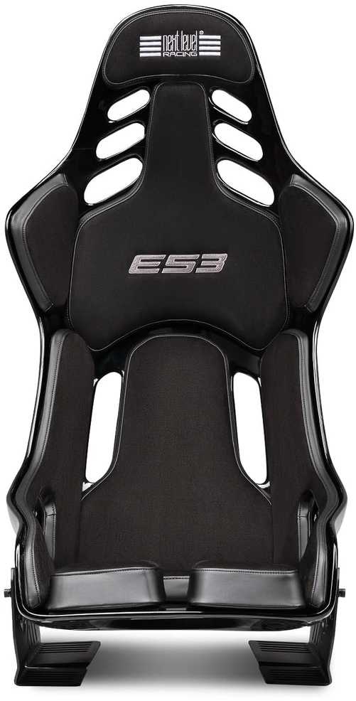 „Next Level Racing ES3 Elite Sim“ lenktyninė sėdynė, stiklo pluošto versija – juodas