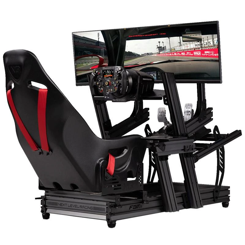 „Next Level Racing“ | „GTElite Direct Monitorius“ laikiklis | Plokščiaekraniai: 27–43 colių ir itin platūs monitoriai: 49 colių | Juodas