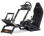 „Next Level Racing F-GT Formula“ ir „GT Simulator“ kabina + matinis žaidimų kilimėlis