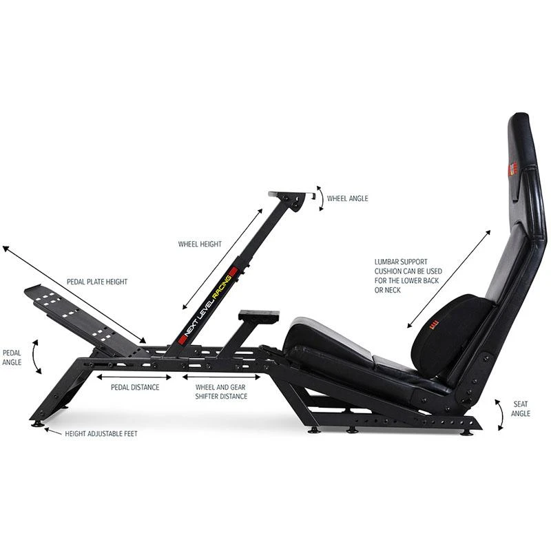 Žaidimų kėdė Next Level Racing F-GT Formula and GT Simulator Gaming Chair