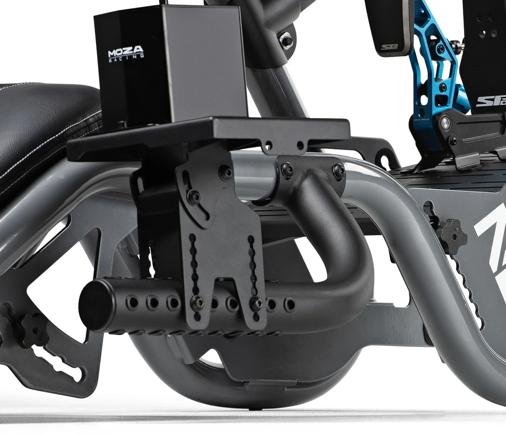 Laikiklis „Next Level Racing F-GT Pro“ pavarų perjungimo svirties ir rankinio stabdžio svirties priedas | Maksimalus svoris (keliamoji galia) 30 kg | Juodas