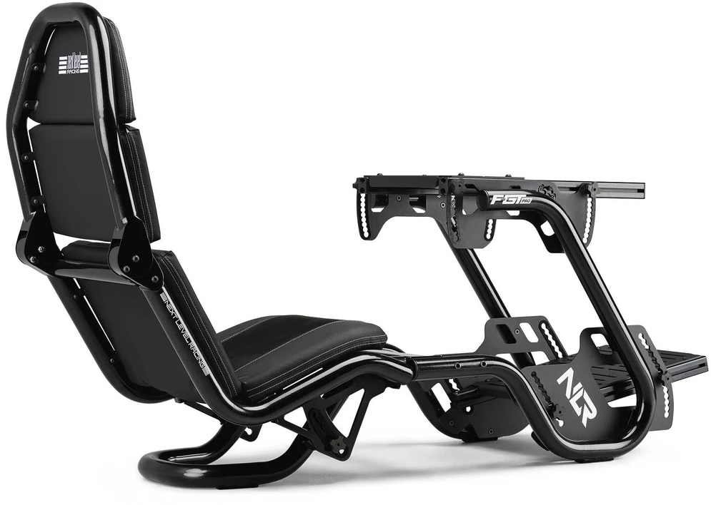 Next Level Racing Naujo lygio lenktynės | F-GT Pro Formula ir GT Pilkas leidimas | Lenktynių simuliatoriaus kabina | Plienas | Pilkas
