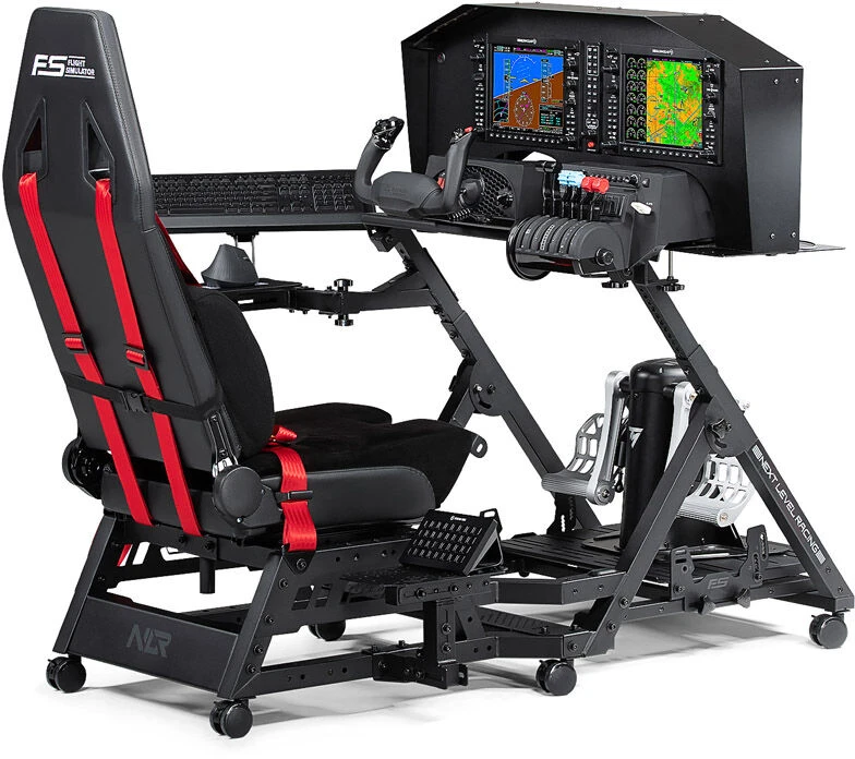 „Next Level Racing“ | Grindų stovas | „Flight Stand Pro“ | Juodas