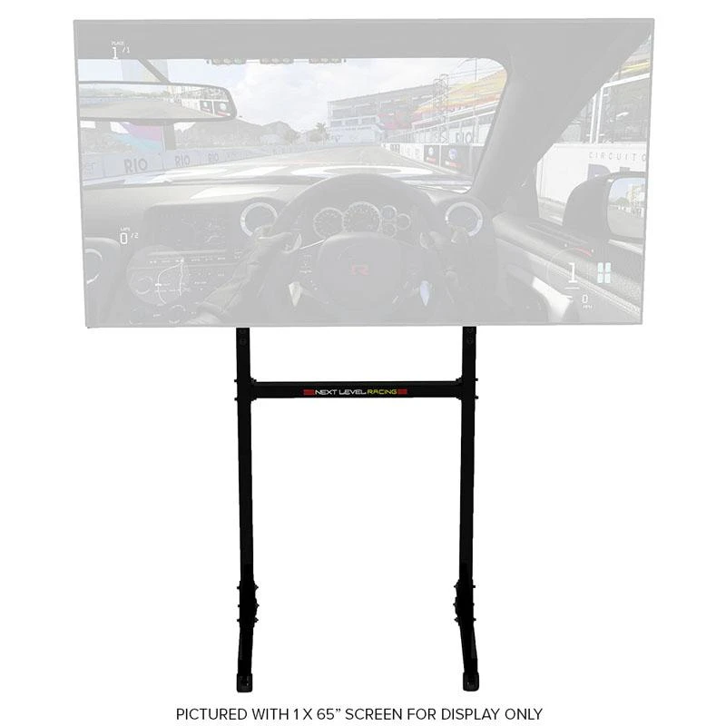 Laikiklis Next Level Racing Grindų stovas | Mobilumas | Laisvai pastatomas vieno monitoriaus stovas | 24–85"