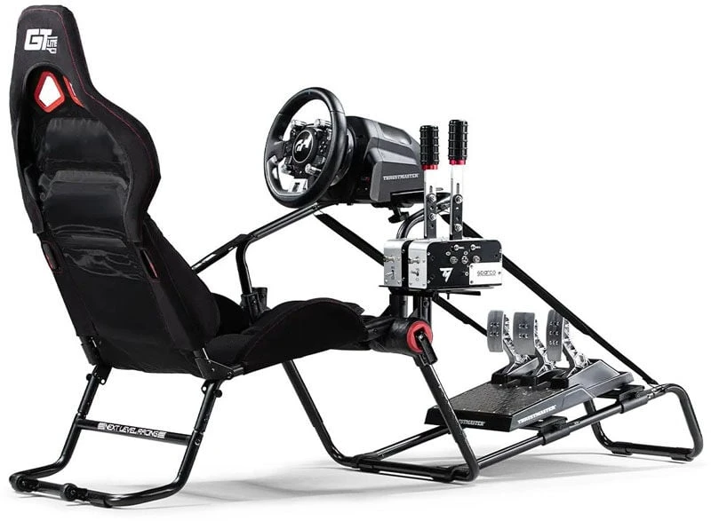 Next Level Racing GT LITE PRO sulankstoma lenktynių vairuotojo kabina