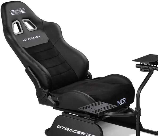 „Next Level Racing GTRacer 2.0“, lenktynių kabina – juodas