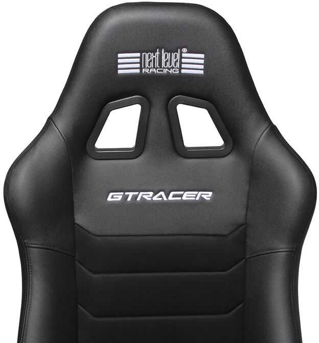 „Next Level Racing GTRacer 2.0“, lenktynių kabina – juodas