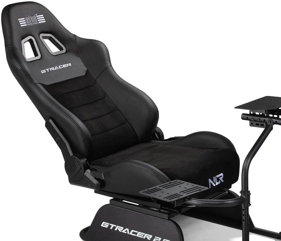 „Next Level Racing GTRacer 2.0“, lenktynių kabina – juodas