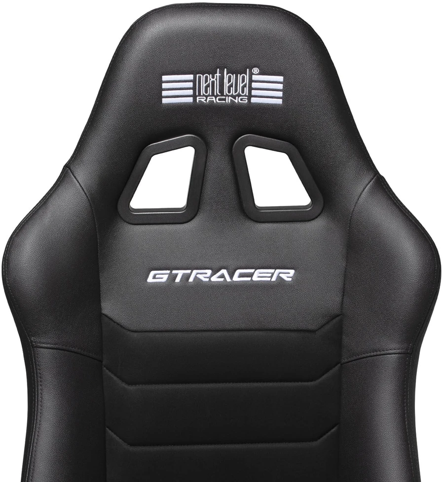 „Next Level Racing GTRacer 2.0“, lenktynių kabina – juodas