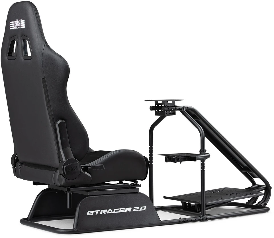 „Next Level Racing GTRacer 2.0“, lenktynių kabina – juodas