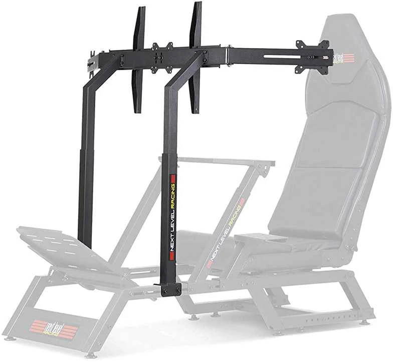 Laikiklis „Next Level Racing F-GT Monitorius“ stovas | Tvirtinimo komponentai | Aukštis, pakreipimas | 27–65 " | Maksimalus svoris (talpa) 60 kg