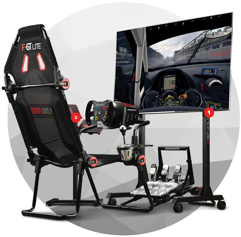 Žaidimų simuliatoriaus rėmas Next Level Racing COCKPITS F-GT Lite