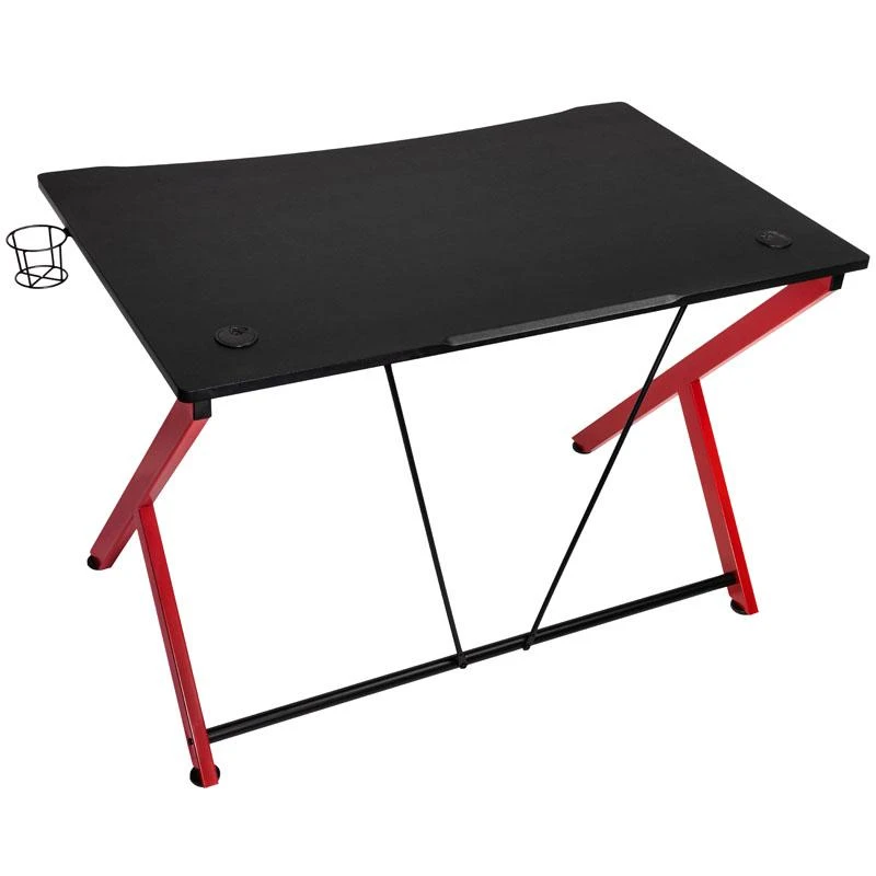 Žaidimų stalas Nitro Concepts D12 Gaming Desk, Juoda-raudona