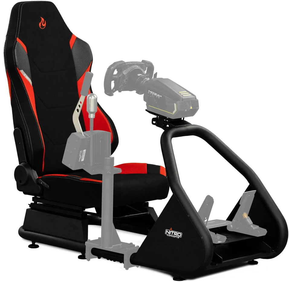 „Nitro Concepts S-Racer“ – „X1000 Inferno Raudona“ rinkinys