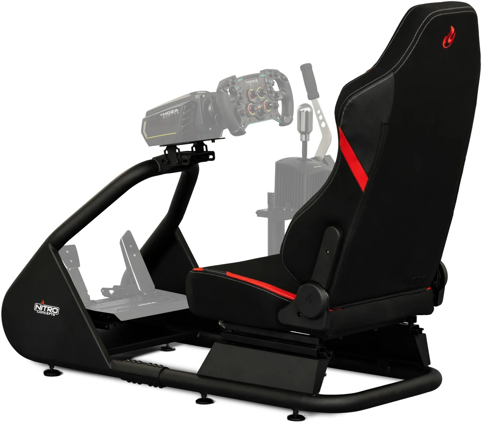 „Nitro Concepts S-Racer“ – „X1000 Inferno Raudona“ rinkinys