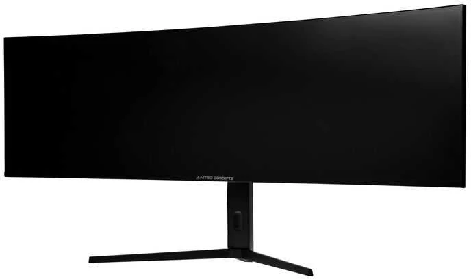 „Nitro Concepts SM1 Simracing“ monitorius, 124,5 cm (49 spalvų), lenktas, 144 Hz, „FreeSync“, „G-Sync“, HDMI, DP, USB