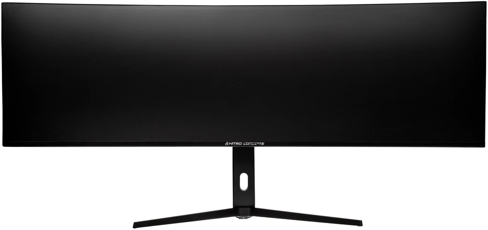 „Nitro Concepts SM1 Simracing“ monitorius, 124,5 cm (49 spalvų), lenktas, 144 Hz, „FreeSync“, „G-Sync“, HDMI, DP, USB