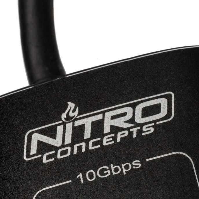„Nitro Concepts UH1“ 10 prievadų hibridinis USB šakotuvas