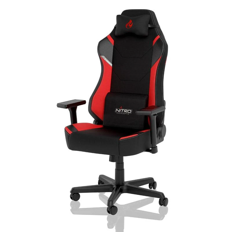 Žaidimų kėdė Nitro Concepts X1000 Gaming Chair, Juoda-raudona
