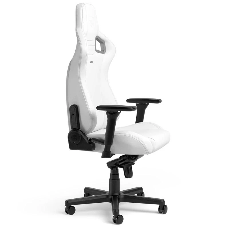 Žaidimų kėdė Noblechairs EPIC High-tech faux leather Gaming Chair, Baltas Edition