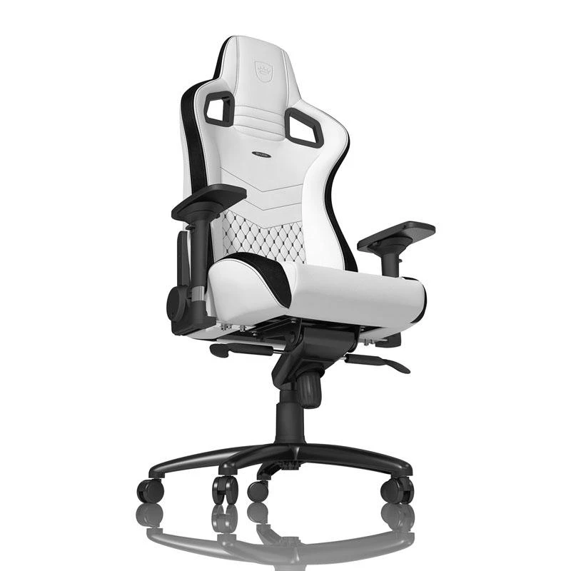 Žaidimų Kėdė noblechairs EPIC Baltas/Juodas PU Leather (Baltai Juoda PU Oda)