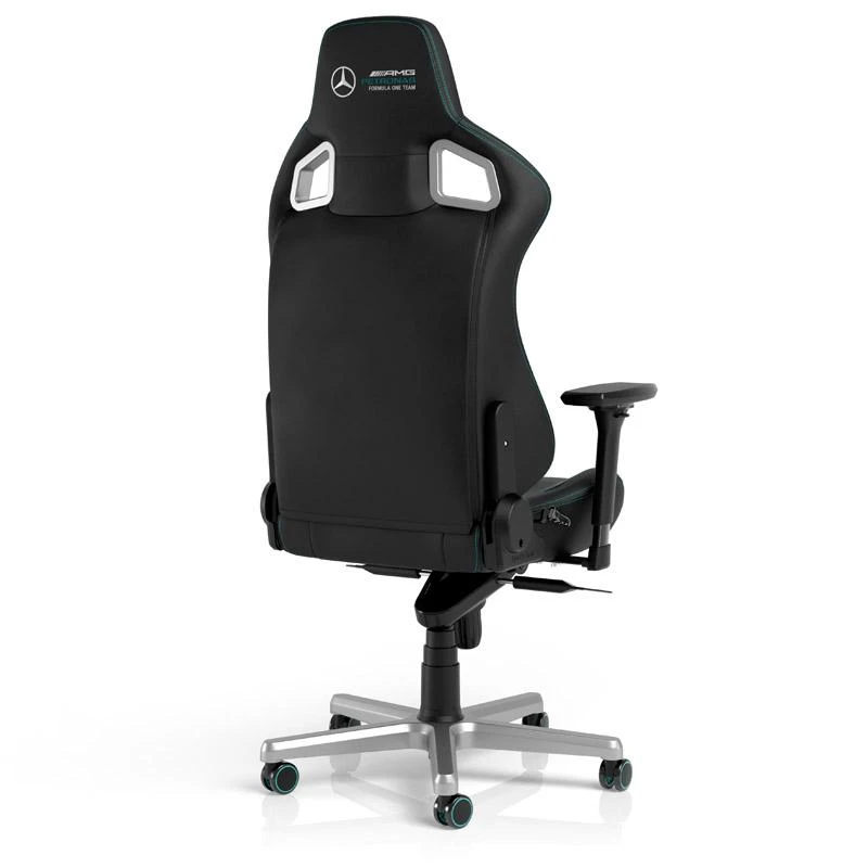 Žaidimų kėdė Noblechairs EPIC Mercedes-AMG Petronas Formula One Team - 2021 Edition Vinilo/PU hibridinės odos žaidimų kėdė