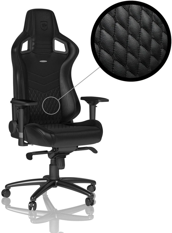 „noblechairs EPIC“ tikros odos žaidimų kėdė – juodas