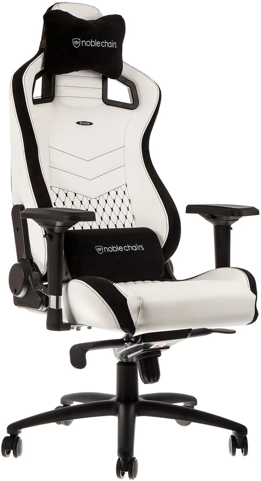 Žaidimų Kėdė noblechairs EPIC Baltas/Juodas PU Leather (Baltai Juoda PU Oda)