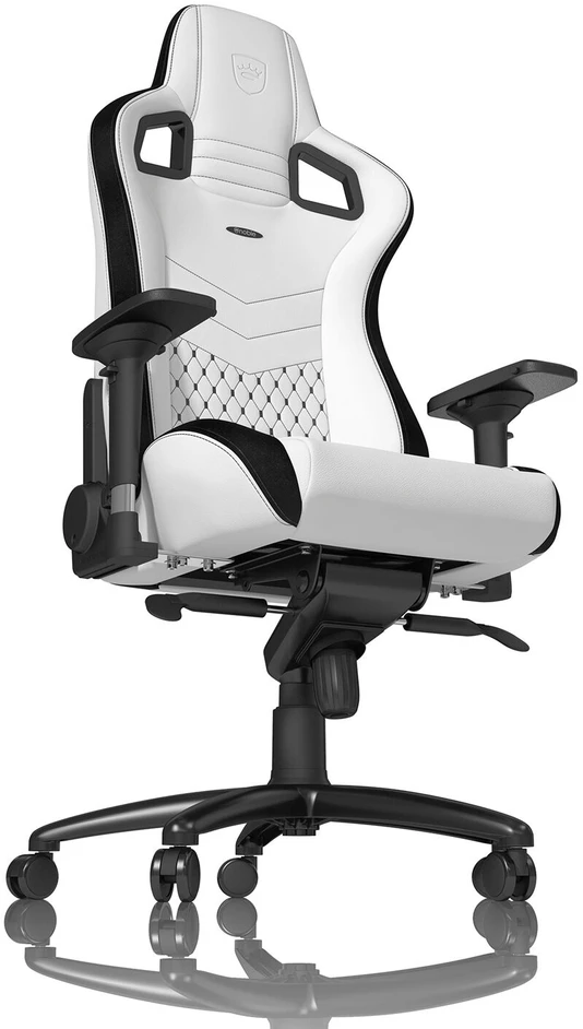 Žaidimų Kėdė noblechairs EPIC Baltas/Juodas PU Leather (Baltai Juoda PU Oda)