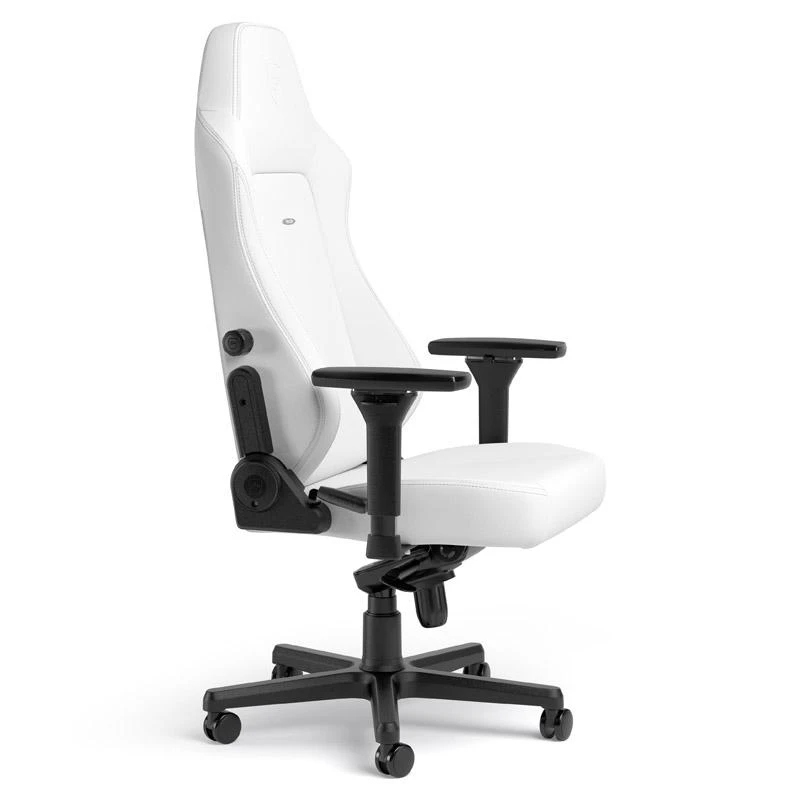 Žaidimų kėdė Noblechairs HERO High-tech faux leather Gaming Chair, Baltas Edition