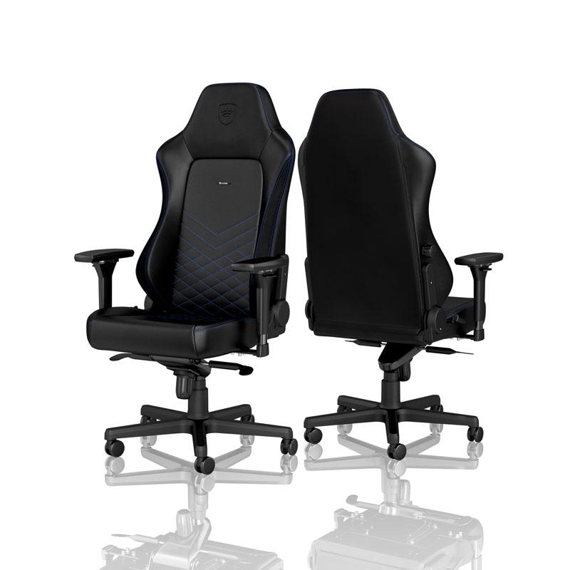 Žaidimų kėdė Noblechairs HERO PU-Leather Gaming Chair, Juoda-mėlyna