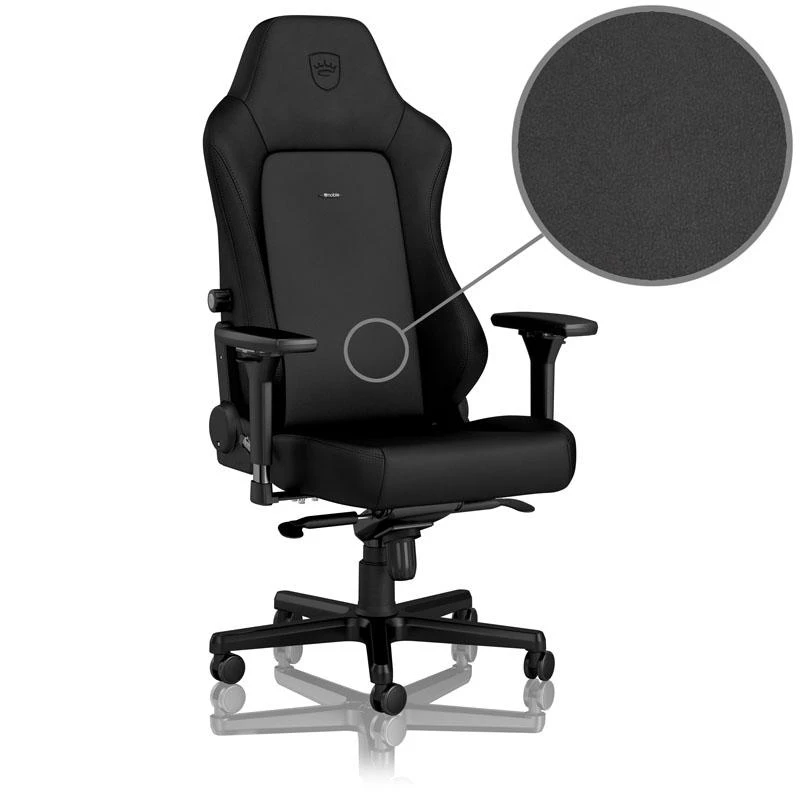 Žaidimų kėdė Noblechairs HERO High-tech faux leather Gaming Chair, Black Edition