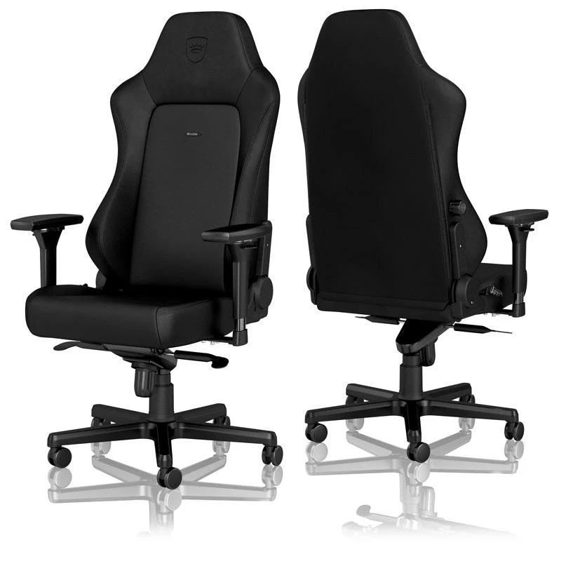 Žaidimų kėdė Noblechairs HERO High-tech faux leather Gaming Chair, Black Edition